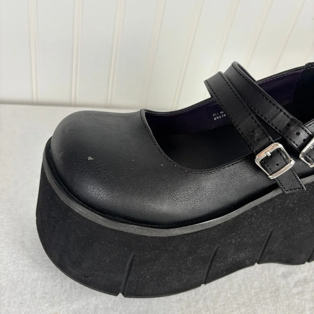 Demonia Kera Mary Jane Platform Shoes Black Dolls Kill Goth Punk Emo Women 9